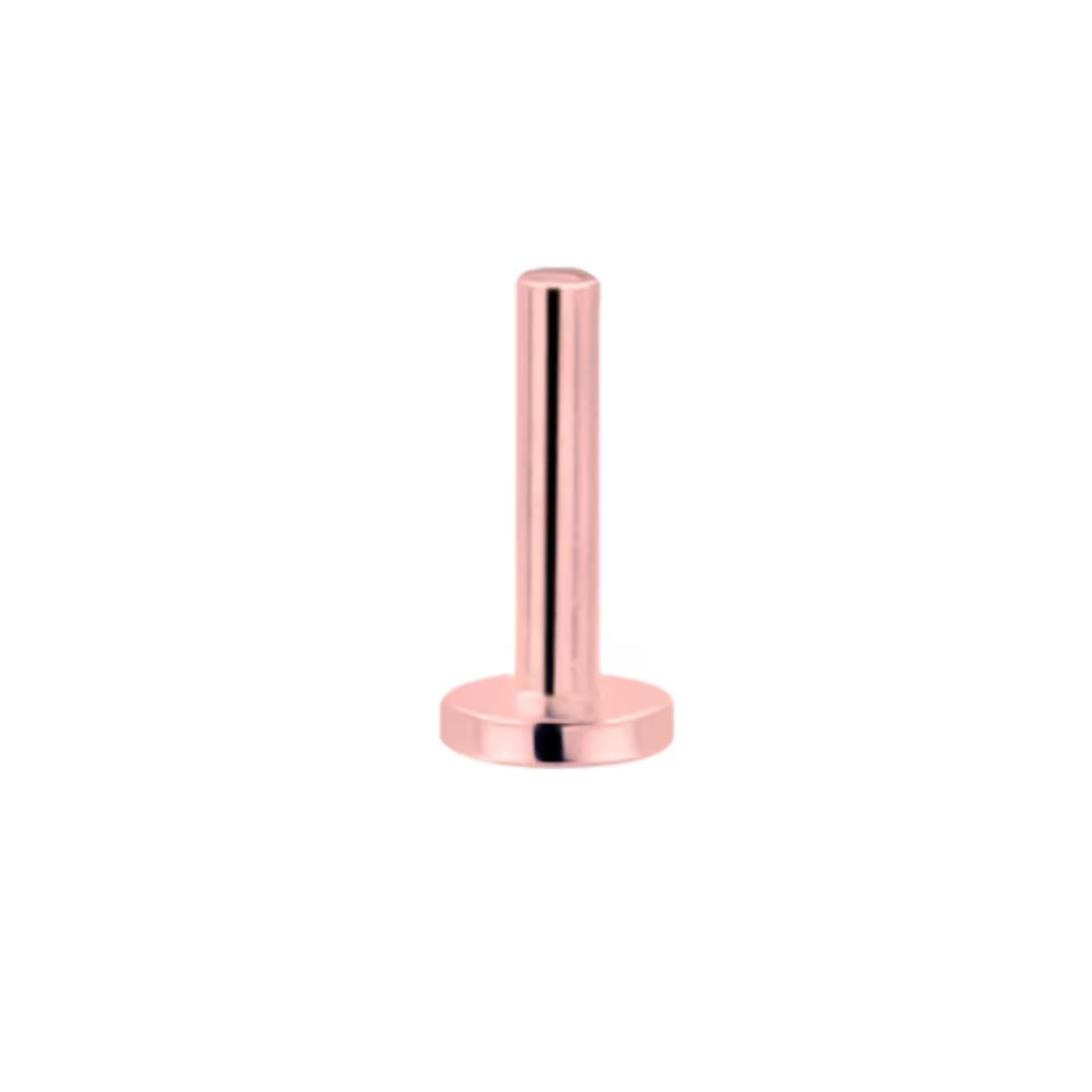 Piercingroom by Jay حلق فضة بقاعدة مسطحة ولولب — صورة 5