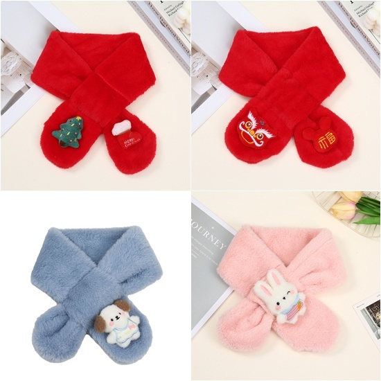 TB438  TB442 TB464 TB465 TB466  ผ้าพันคอสำหรับเด็กพร้อมตุ๊กตาสัตว์