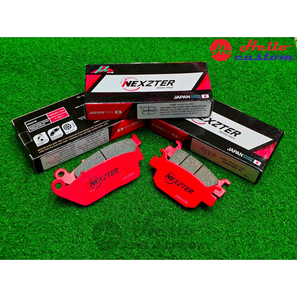 ผ้าเบรค NEXZTER Honda Forza300 / FORZA350 / ADV350 ผ้าเบรคแท้ Forza 350 / ADV 350