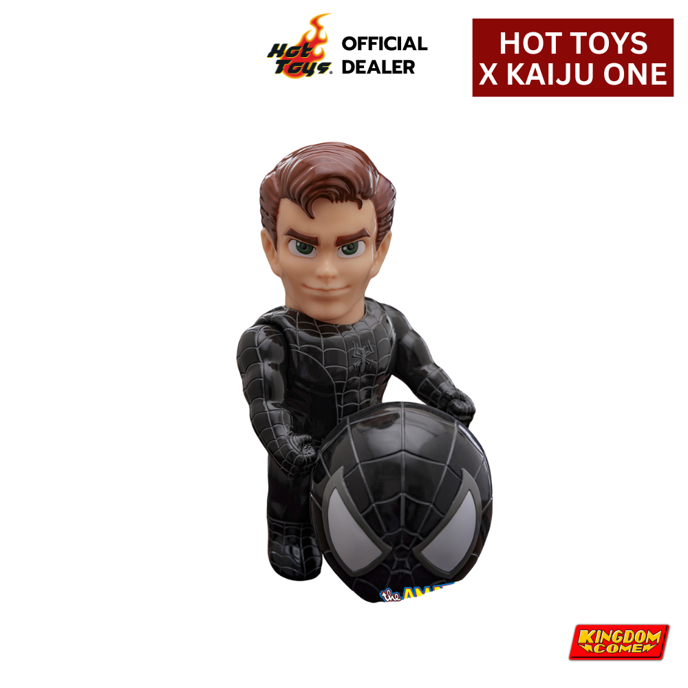ของสะสม Hot Toys – SMS003 - Spider-Man - Hot Toys X Kaiju One Spider-Man (Black Suit Version) Sofvi Figure สูง18ซม