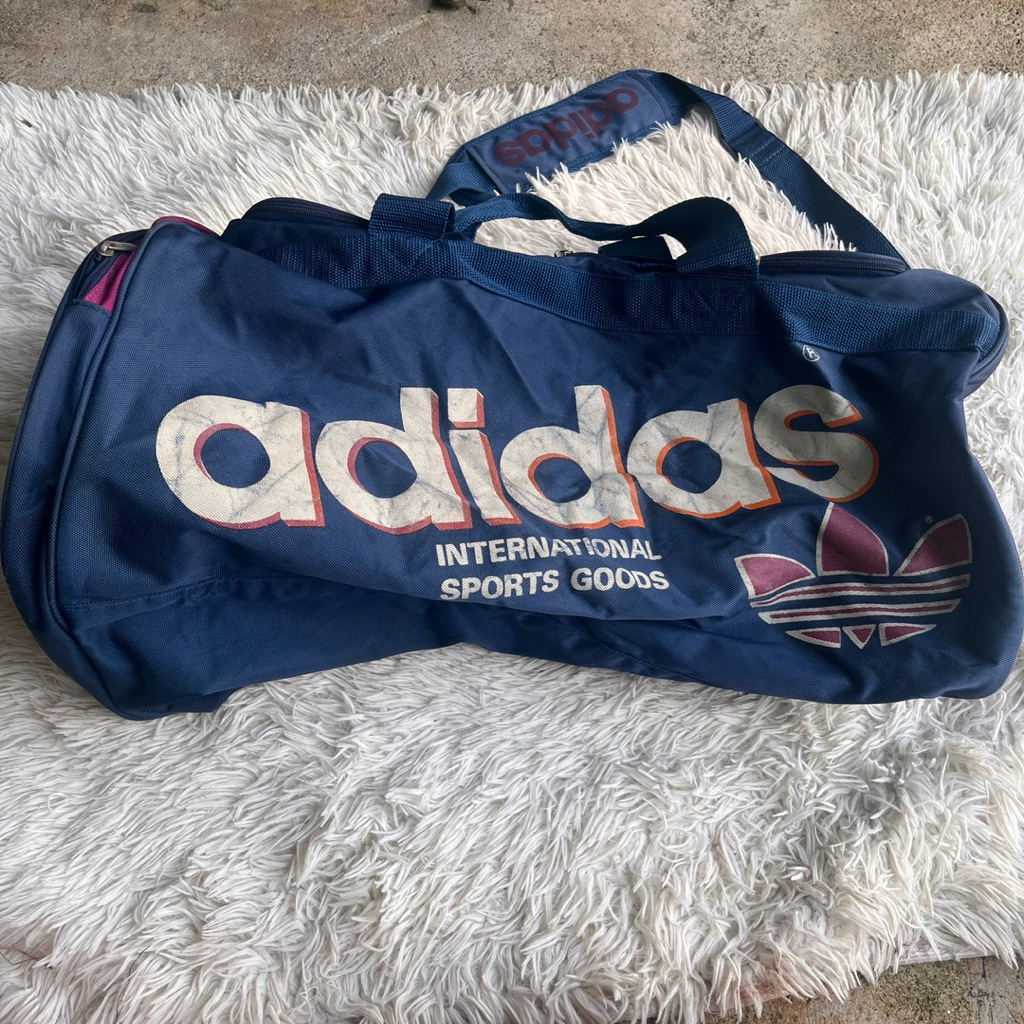 กระเป๋าสะพายข้าง/กระเป๋ากลอง Adidas by ACE โลโก้ Trefoil ยุค 90