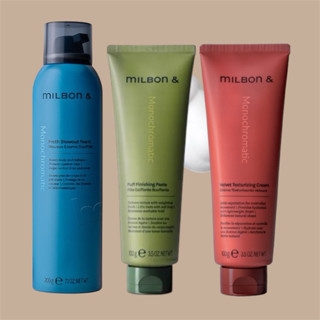 Milbon Monochromatic Forth Blowout Foam/ Puff Finishing Past…