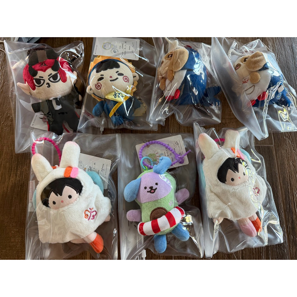 พร้อมส่ง สินค้า GMMTV DOLL KEYCHAIN ตุ๊กตา ANY DOMIA JUMMO WESLEY AVOCEAN