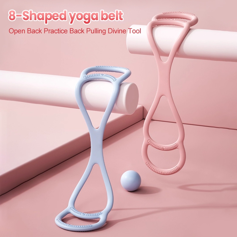 ยางยืดออกกำลังกาย ยางยืดโยคะ สายรัดต้านทาน เหนียว ยืดหยุ่นดี พิลาทิสปรับรูปร่างหลัง - รูปที่ 5