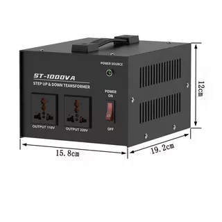 1000VA-2000VA หม้อแปลงไฟ 220v เป็น 110v หรือปรับ 110v-220v ขนาด ส่งจากกรุงเทพฯ