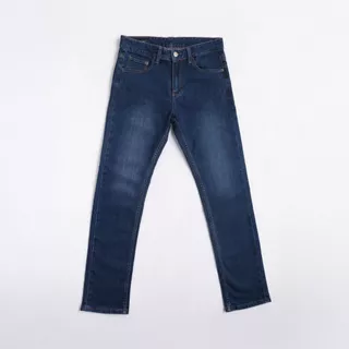 Jack Russel - Men Jeans กางเกงยีนส์ผู้ชายทรงกระบอกเล็ก - Klassik J-1128/BL Slim Fit Blue