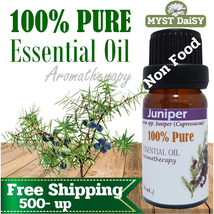 [10 mL.] Non-Food 100% Pure Essential Oil น้ำมันหอมระเหยจูนิเปอร์ (Juniper Es.Oil) บริสุทธิ์ 100% ไม่ผสม