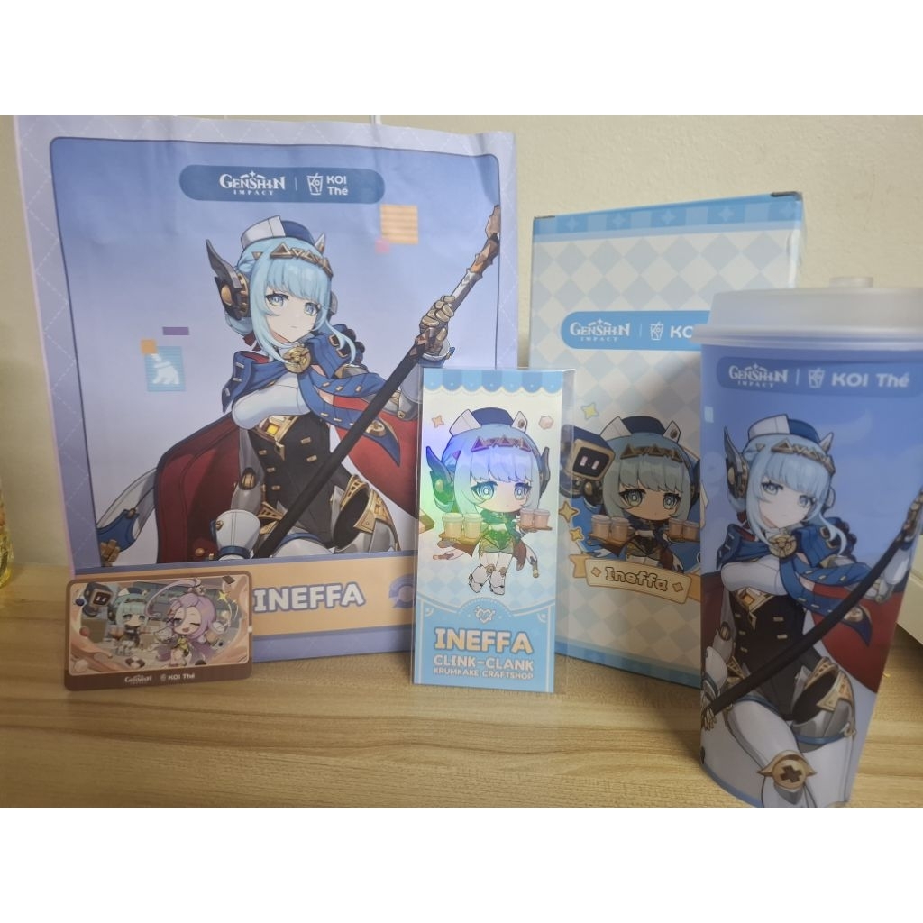 (พร้อมส่ง) Genshin Impact x Koi The Combo set C Ineffa