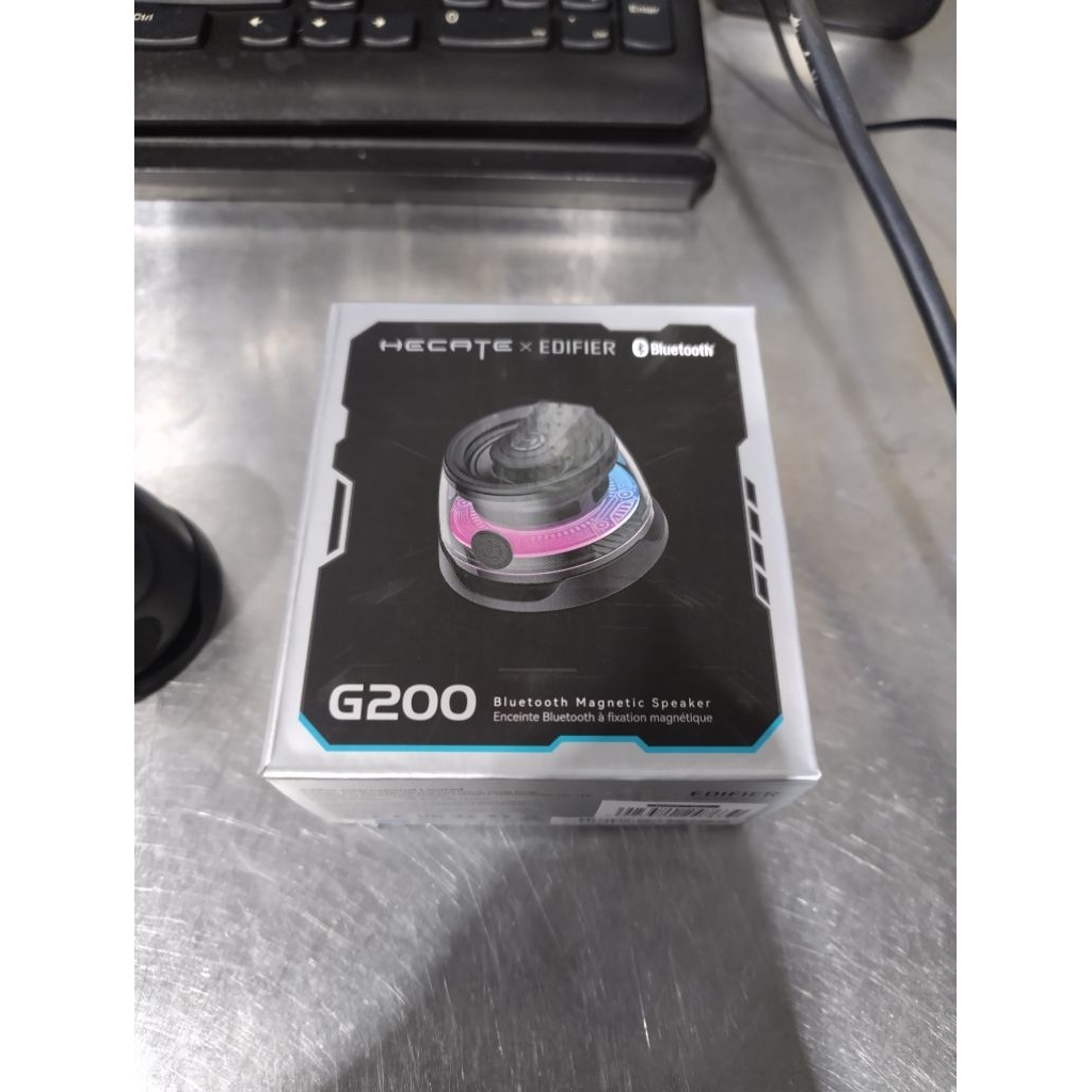 Edifier hecate G200 ลำโพงบลูทูธแบบพกพาแบบแม่เหล็ก 7 Hours สภาพ99% ไม่ได้ใช้งาน ช้าอด