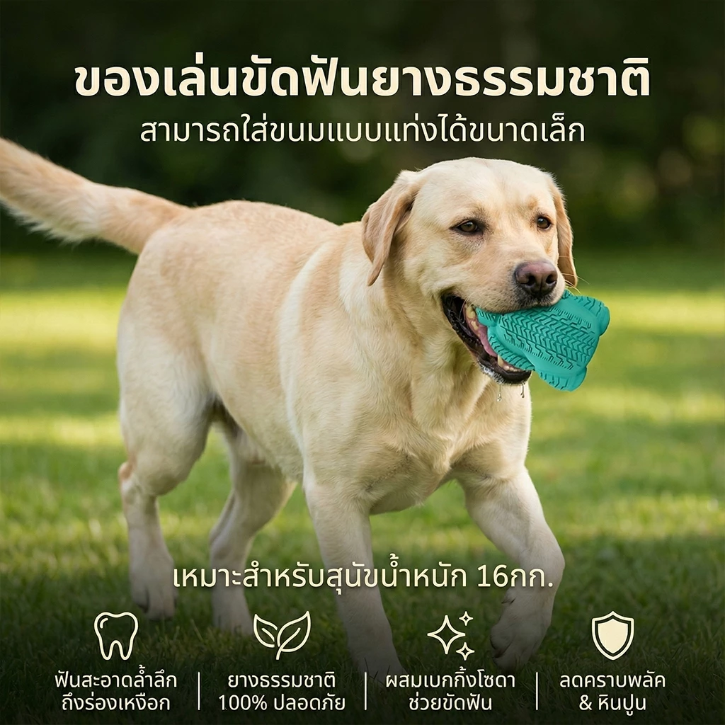 [แบรนด์แท้ USA🇺🇸] Arm and Hammer Treadz ของเล่นสุนัข ดูแลเหงือกและฟัน กอริล่า ตัวใหญ่