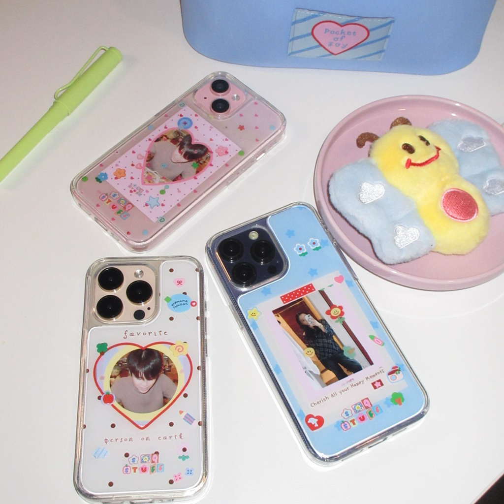 เคสแกะหลังใส่รูปได้ soqstuff 💕 พร้อมส่งไม่ต้องรอ