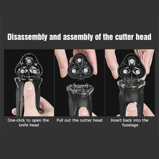 ENCHEN BlackStone 3D Electric Shaver เครื่องโกนหนวดไฟฟ้า กันน้ำ มีหัวกันจอน โกนเกลี้ยงเกลา พกพาสะดวก