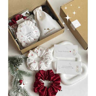 🎁 Lavish Scrunchies Box Set | ชุดของขวัญยางมัดผม Handmade 🎀