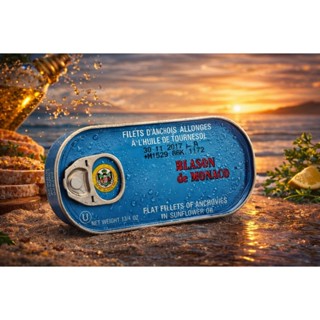 ปลาแองโชวี่ ดองในน้ำมันทานตะวัน ขนาด 50 กรัม Anchovies In So…
