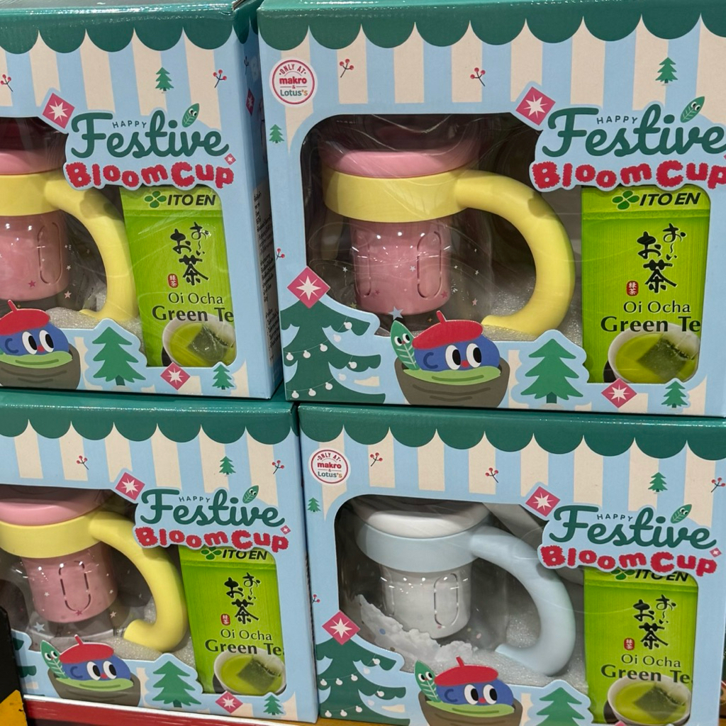 (พร้อมส่ง) Itoen อิโตเอ็น กิ๊ฟเซ็ท ชาเขียวญี่ปุ่น 2 กรัมx20 ซอง แถม สตาร์พลัส แก้วน้ำ 850 มล. (สุ่มสี)