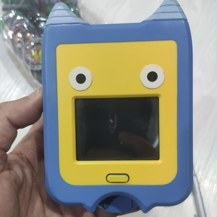 งานอะไหล่ ไม่มีเสียง เครื่องอ่านเหรียญ​โย​ไค​ Yokai​ pad​ งาน​ Bandai​ มือสอง​ญี่ปุ่น​ แถม​ 5 เหรียญ