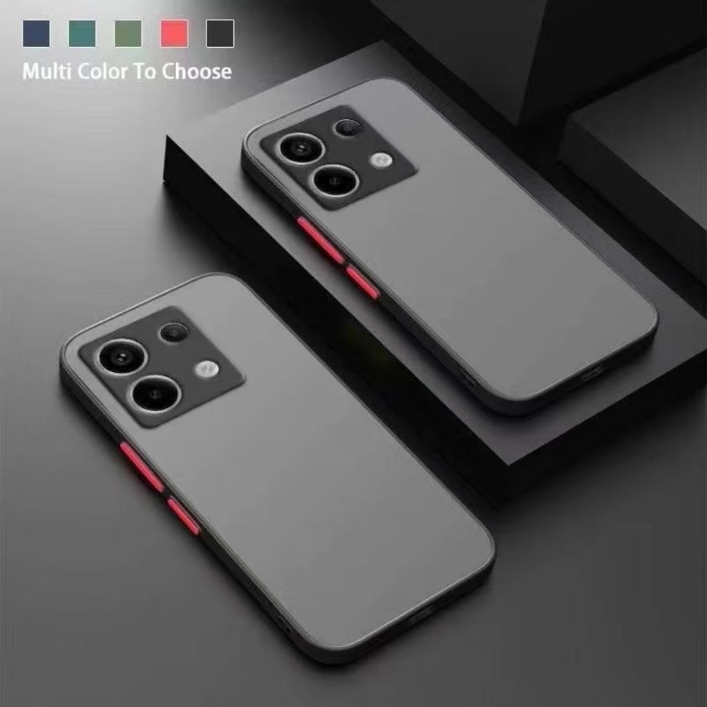 🔥ส่งตรงจากไทย🔥เคสขอบสีหลังด้าน สำหรับ Xiaomi Redmi Note13 Note12 Pro Plus Redmi 12 12C เคสกันกระแทก Note13Pro Plus ราคาถูก Shopee Lazada