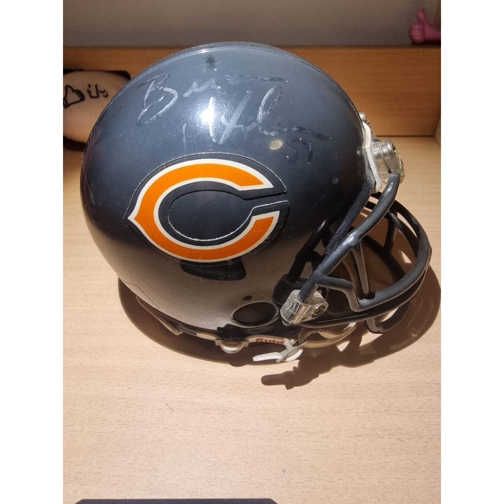 Brian Urlacher Signed Chicago Bears Mini Helmet NFL