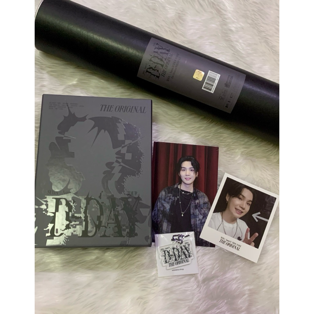 BTS SUGA Agust D Tour D-Day The Original Set  ของครบ ได้ของแถม Weverse ❌ ไม่ได้รับ QR Code ❌