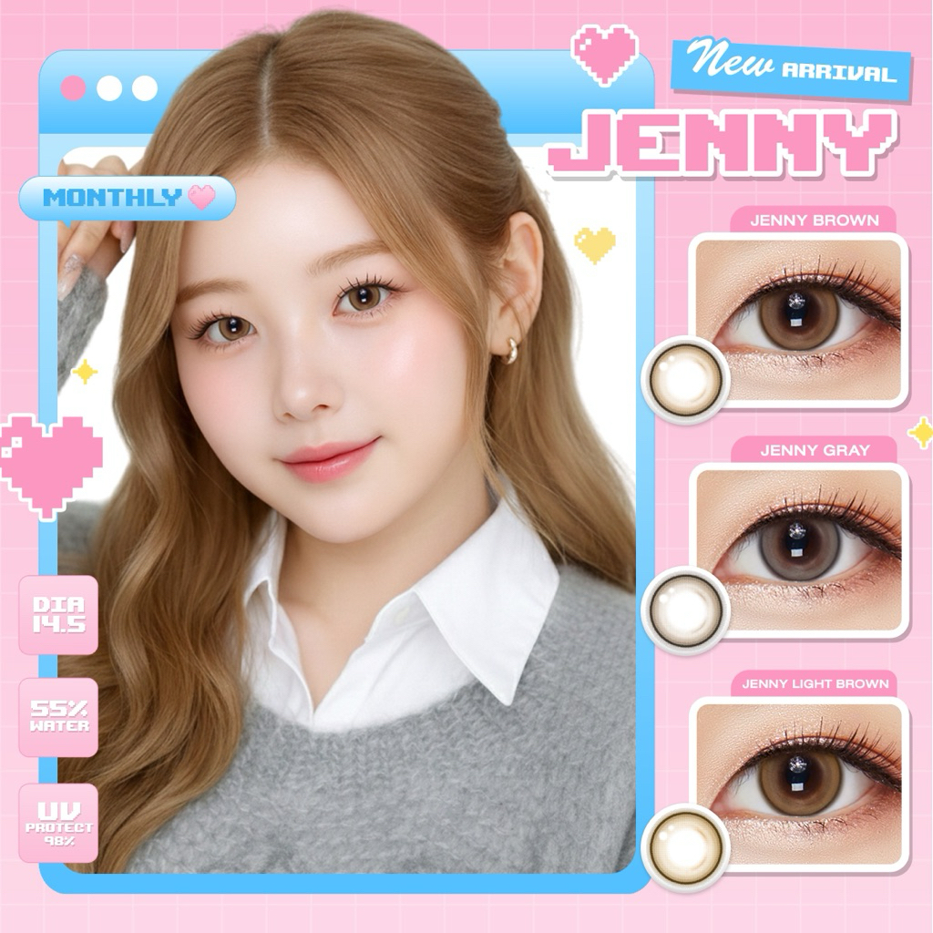 คอนเเทคเลนส์ Kitty kawaii Jenny (14.5)