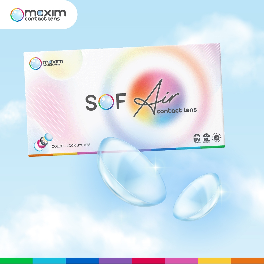 Maxim Sof Air คอนแทคเลนส์ แบบใส ชนิดรายเดือน