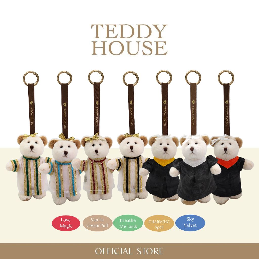 TEDDY HOUSE : Aroma Teddy for Graduation ตุ๊กตาหมีหอม ชุดปริญญา ปรับอากาศ ของขวัญสำหรับคนเก่ง