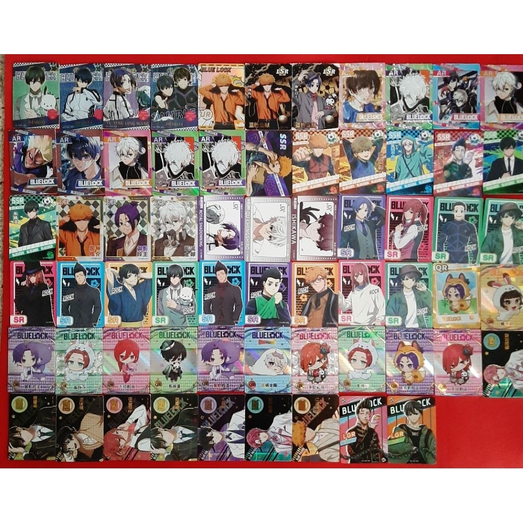 การ์ดสะสม     อนิเมะเรื่อง BLUE LOCK (ขังดวลแข้ง)  การ์ดสะสม