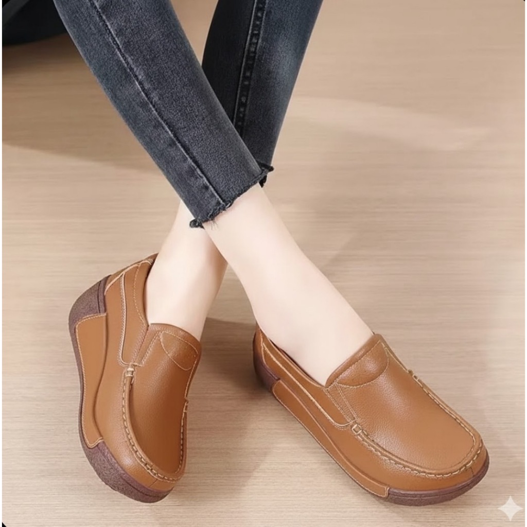 Shoes I amm B38 ร้านจริงส่งตรงจากนครนายก  รองเท้า สไตล์ โรลเฟอร์ เรียบหรูน้ำหนักเบา พื้นนุ่มเด่ง เบา สวมใส่ง่าย