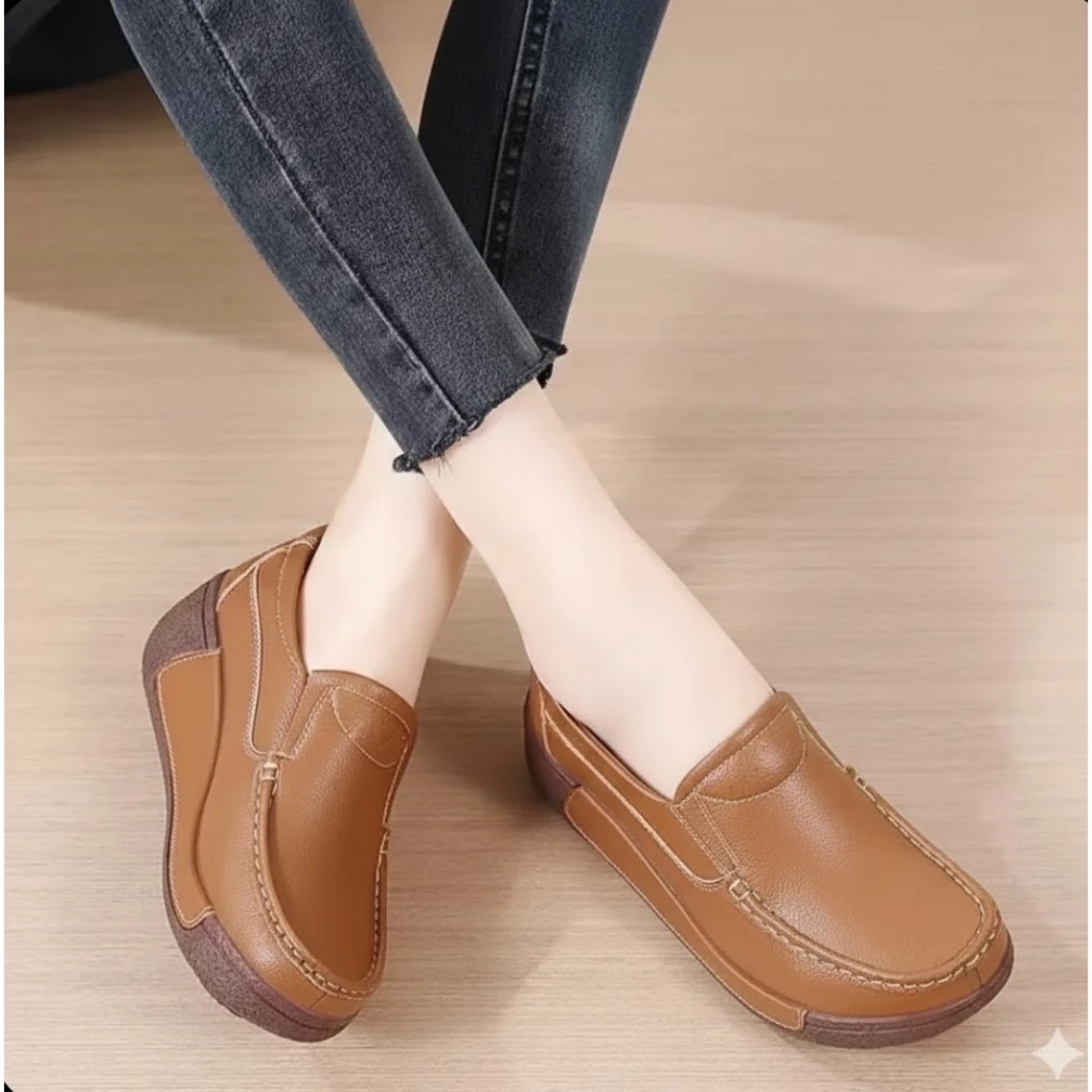 Shoes I amm B38 ร้านจริงส่งตรงจากนครนายก รองเท้า สไตล์ โรลเฟอร์ เรียบหรูน้ำหนักเบา พื้นนุ่มเด่ง เบา สวมใส่ง่าย