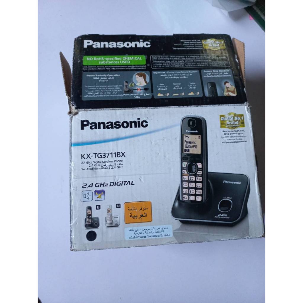 PANASONIC โทรศัพท์ไร้สาย รุ่น KX-TG3711BX