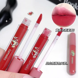 No.1041 ใหม่ล่าสุด lameila ลิปกำมะหยี่ ลิปซอฟท์แมท สไตล์สาวเกาหลี แพ็คเกจน่ารัก