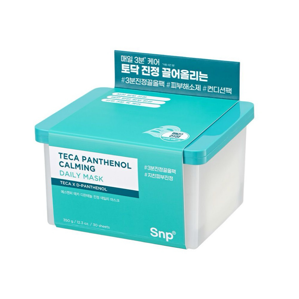 มาร์กหน้า SNP Teca Panthenol Calming Daily Mask