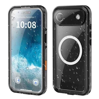 IP68 Caseกันน้ำ+ชาร์จไร้สาย ใช้งานได้อย่างต่อเนื่อง สินค้ามาใหม่สีดำ กันกระแทก สินค้ามีพร้อมส่ง