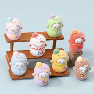 ❄️พร้อมส่งในไทย❄️ น้องคิตตี้ชุดสโนว์แมน ขนกำมะหยี่🌈แบบสุ่มสี…