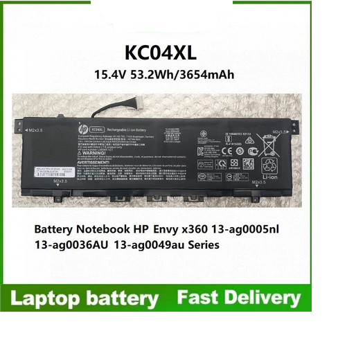 ☸KC04XL HP แบตเตอรี่ KC04XL (Envy x360 13-ag0005nl, 13-ag0036AU, 13-ag0049au, 13-ar0007au, 13-ar0127