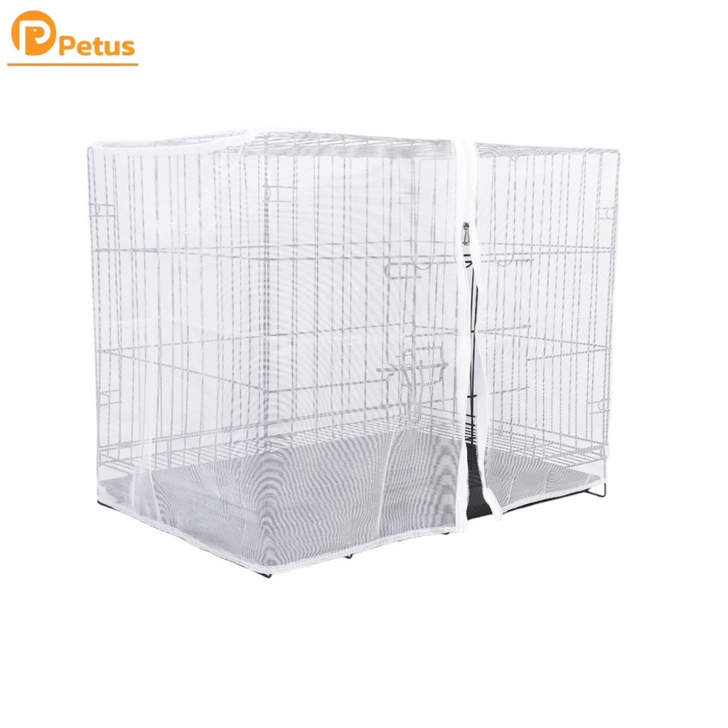 มุ้งครอบกรงแมว มุ้งครอบกรงสุนัข Cat cage mosquito net villa กันยุง กันแมลง มีซิป เปิด-ปิดง่าย มีหลาย