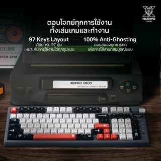 คีย์บอร์ดเกมมิ่ง NUBWO X801 X802 X803 X804 Mechanical Keyboard คีย์บอร์ดเมคานิคอล ประกัน 2 ปี
