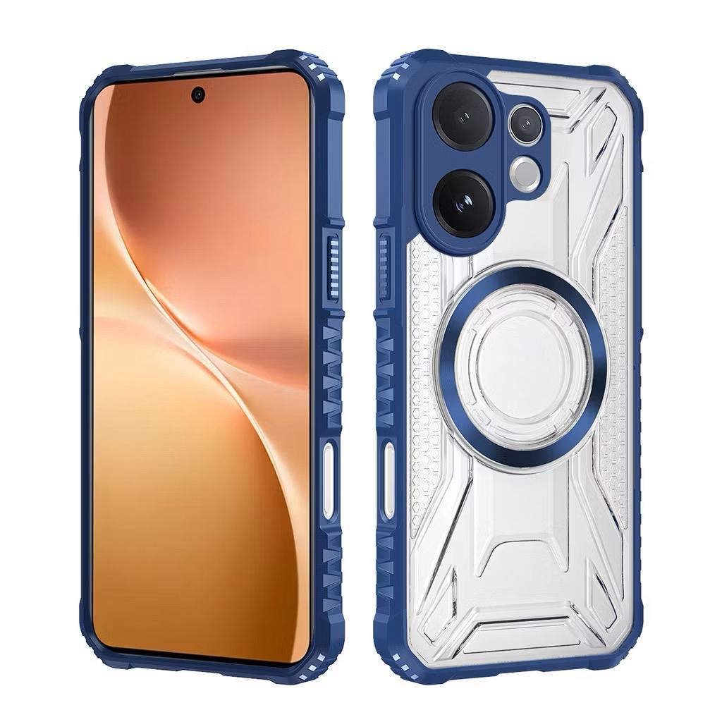 เคสชาร์จไร้สาย ใส สำหรับ Vivo V60 เคสกันกระแทก แม่เหล็ก
