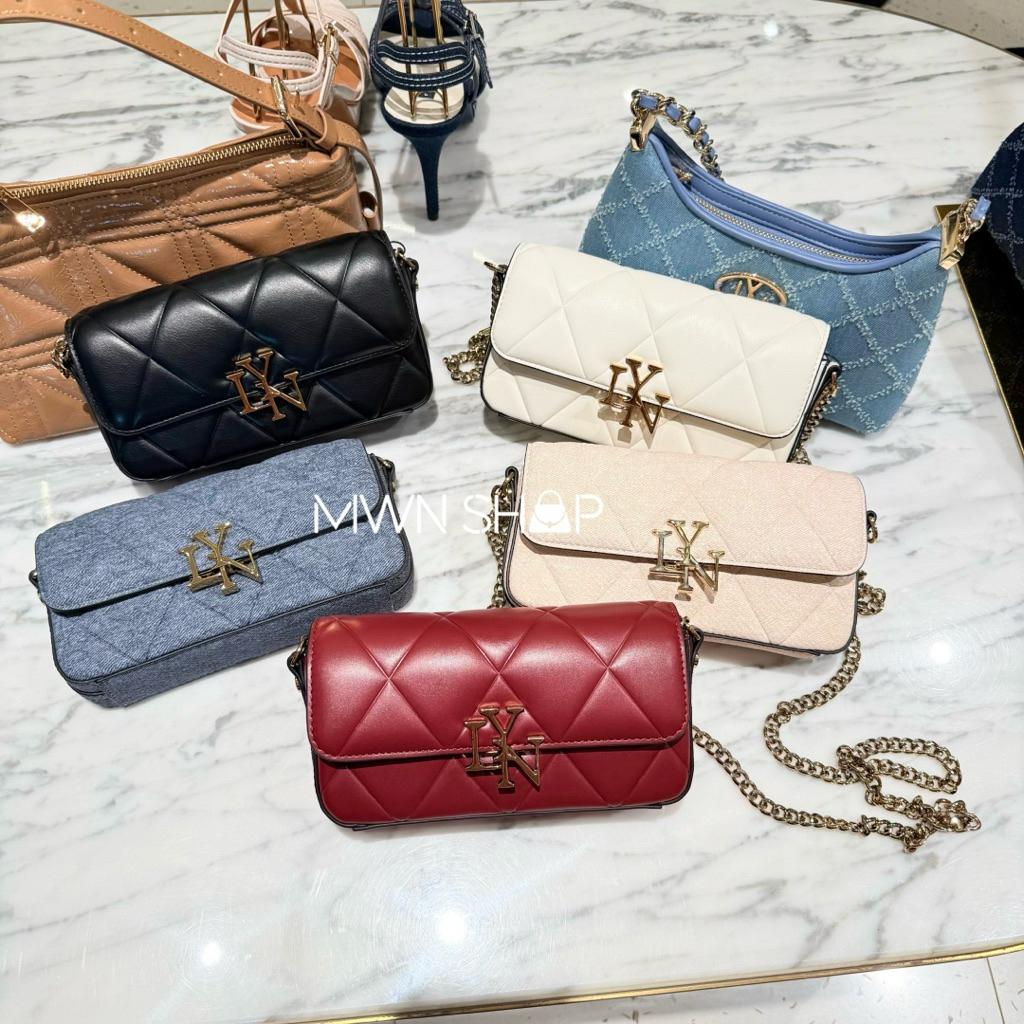 Lyn กระเป๋า มีโค้ดลด30% rexha flap phone กระเป๋าสะพายข้าง ใส่โทรศัพท์ ของแท้จากชอป – โปรปัง