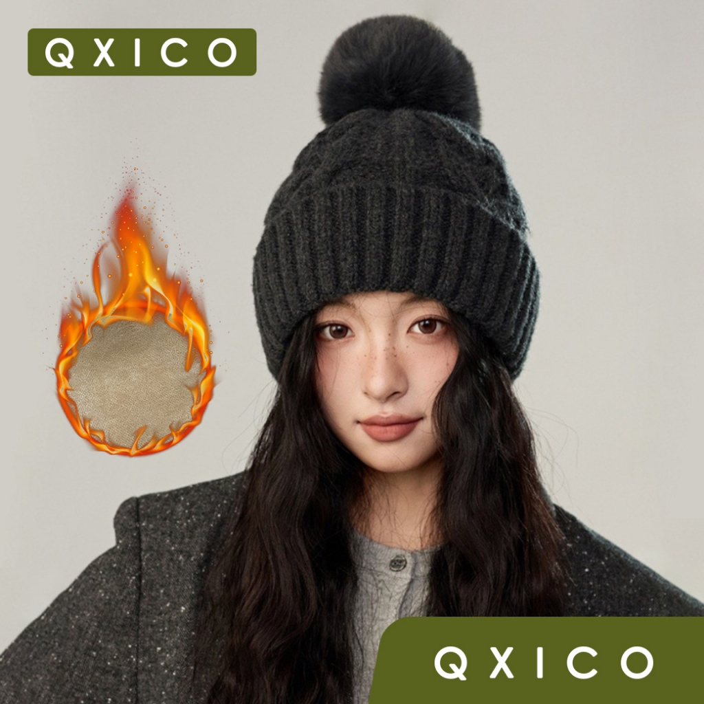 Qxico รุ่น CK49 หมวกไหมพรมกันหนาว