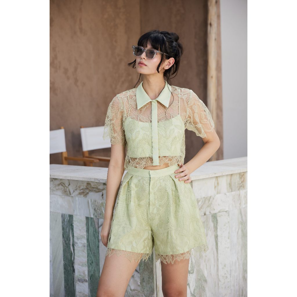 CHER'Z-DS2402 SET ชุดเซทลูกไม้พร้อมสายเดี่ยว