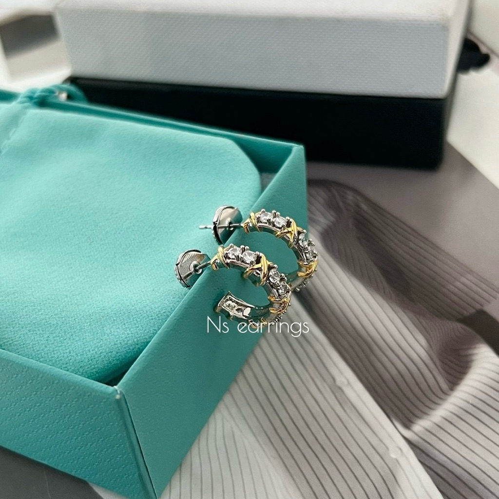 NS.EARRINGS | NS0217 - Twenty Stone Hoop Earrings