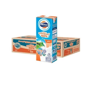 ( X1 ลัง)โฟร์โมสต์ นมโคแท้ 100% นมยูเอชที รสจืด ขนาด 180มล. FOREMOST ยกลัง 1ลัง รวม 36 กล่อง