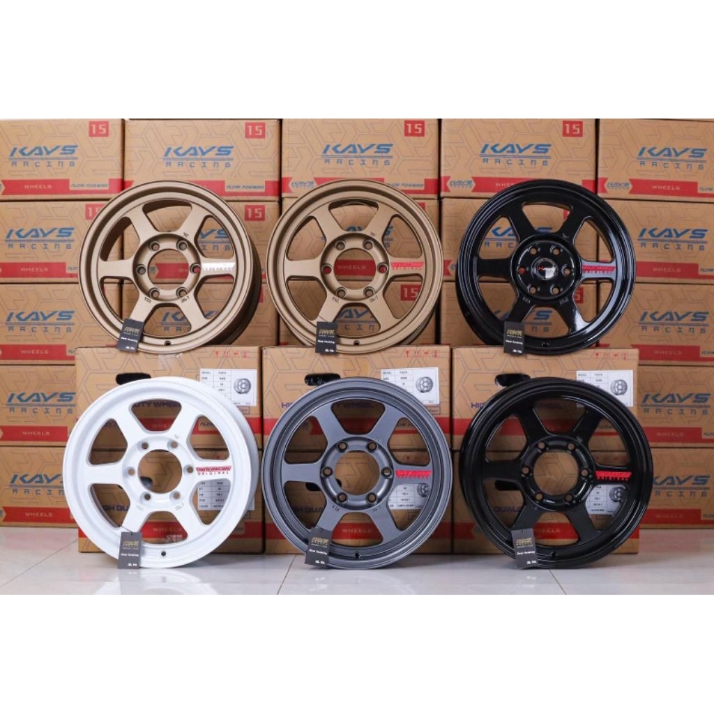 ล้อTE37 เรเซอร์ ขอบ16 กว้าง8 ET35 6รู139.7 (งานKAYS)