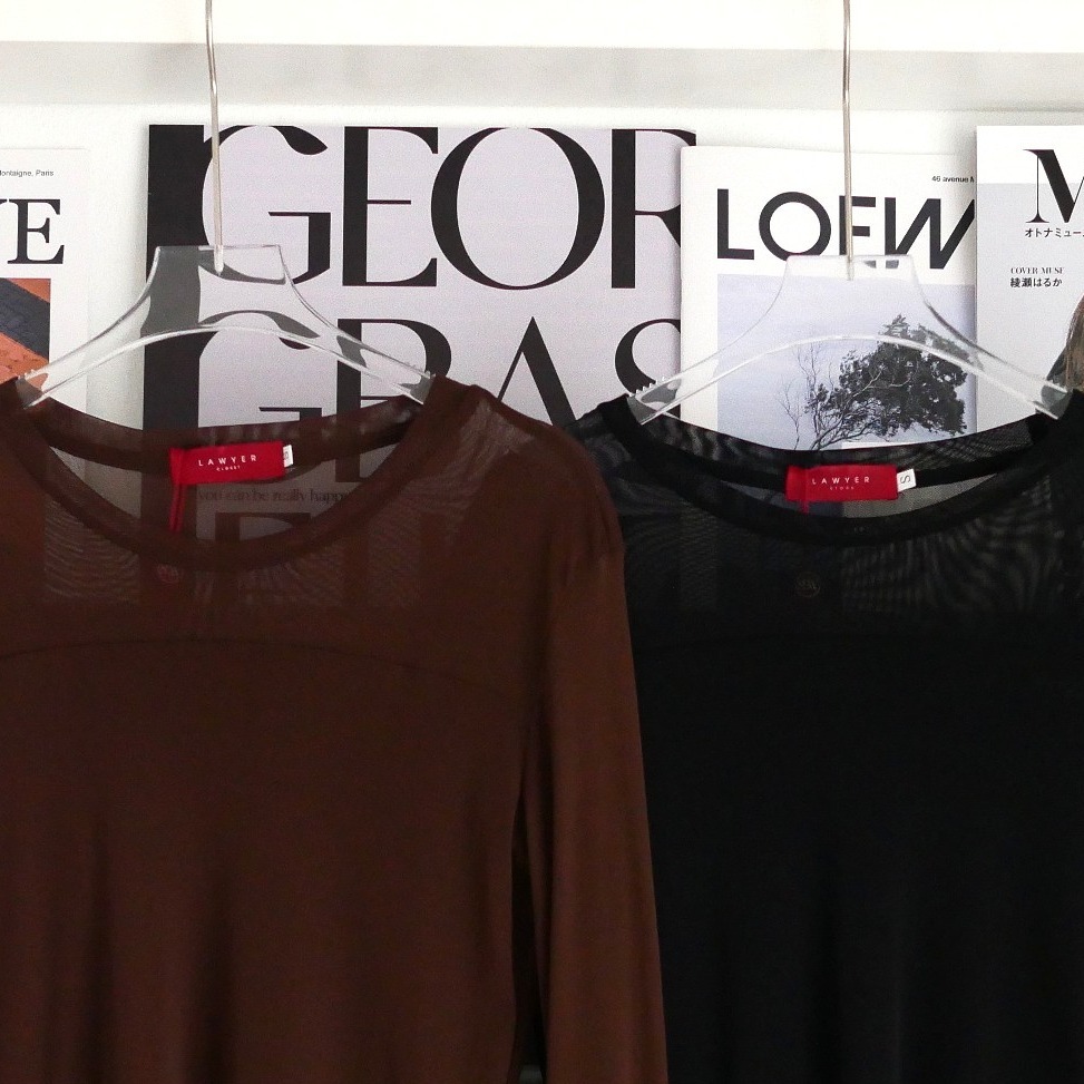 Lawyer Store [ 8191313] เสื้อยืดคอกลม ผ้ายืดเนื้อนุ่ม ผ้า2ชิ้นเย็บติด เนื้อผ้าออกซีทรู สวมใส่สบาย เหมาะสำหรับวันลำลอง ราคา ถูกที่สุด ดีลบีเคเค แกลเลอรีภาพที่ 3