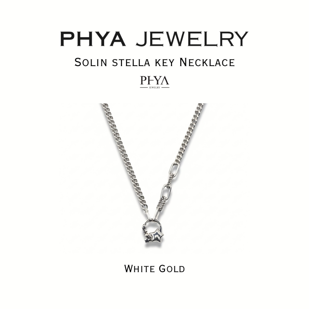 (Made to Order 10-14 วัน) PHYA Stella Solin Necklace : สร้อยคอเงินแท้ สเตลล่า โซลิน