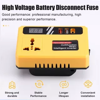 อินเวอเตอร์สำหรับแบตDewalt/MT/OSUKA (ใช้กับพัดลมได้)150W Power Inverter for 18V-20V Battery DC 20V to AC 220V