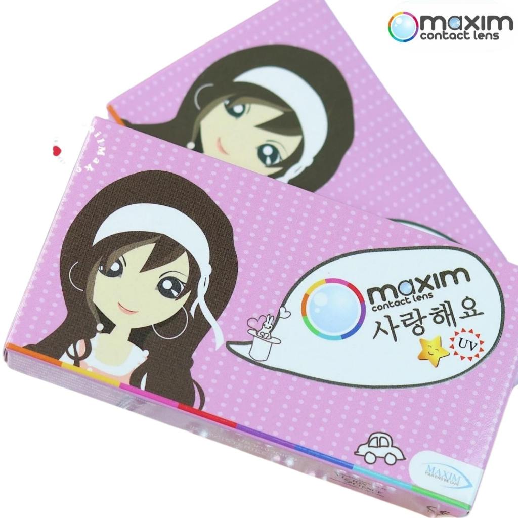 Maxim contact lens รุ่น Blink ( กล่องม่วง ) คอนแทคสี