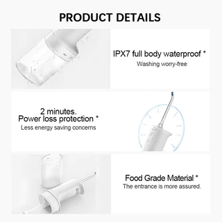Xiaomi Mijia Portable Oral Irrigator Dental Teeth Water Flosser 2 เครื่องทำความสะอาดฟัน เครื่องฉีดน้ำทำความสะอาดฟัน