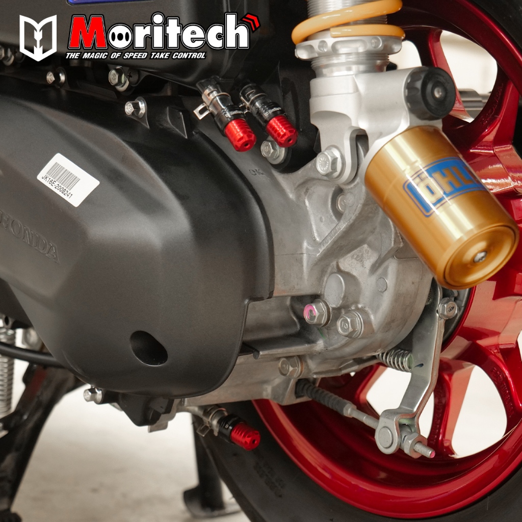 สายระบายกรองอากาศแต่ง ตัวอุดท่อกรองอากาศแต่ง CNC Moritech V.2 GIORNO+ จีออโน่ / LEAD125 / PCX160 / FORZA350